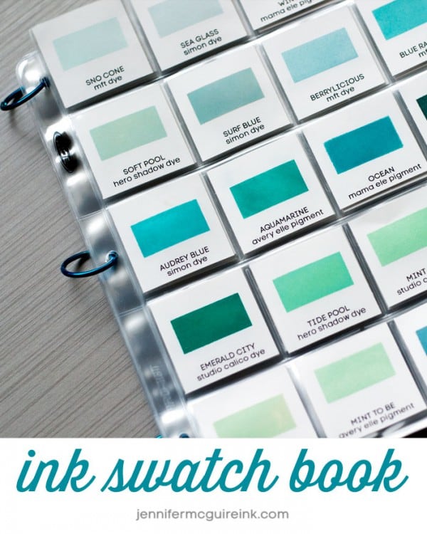 Ink Swatch Book Video by Jennifer McGuire Ink